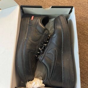 Black Nike Supreme AF1 Men's Shoes